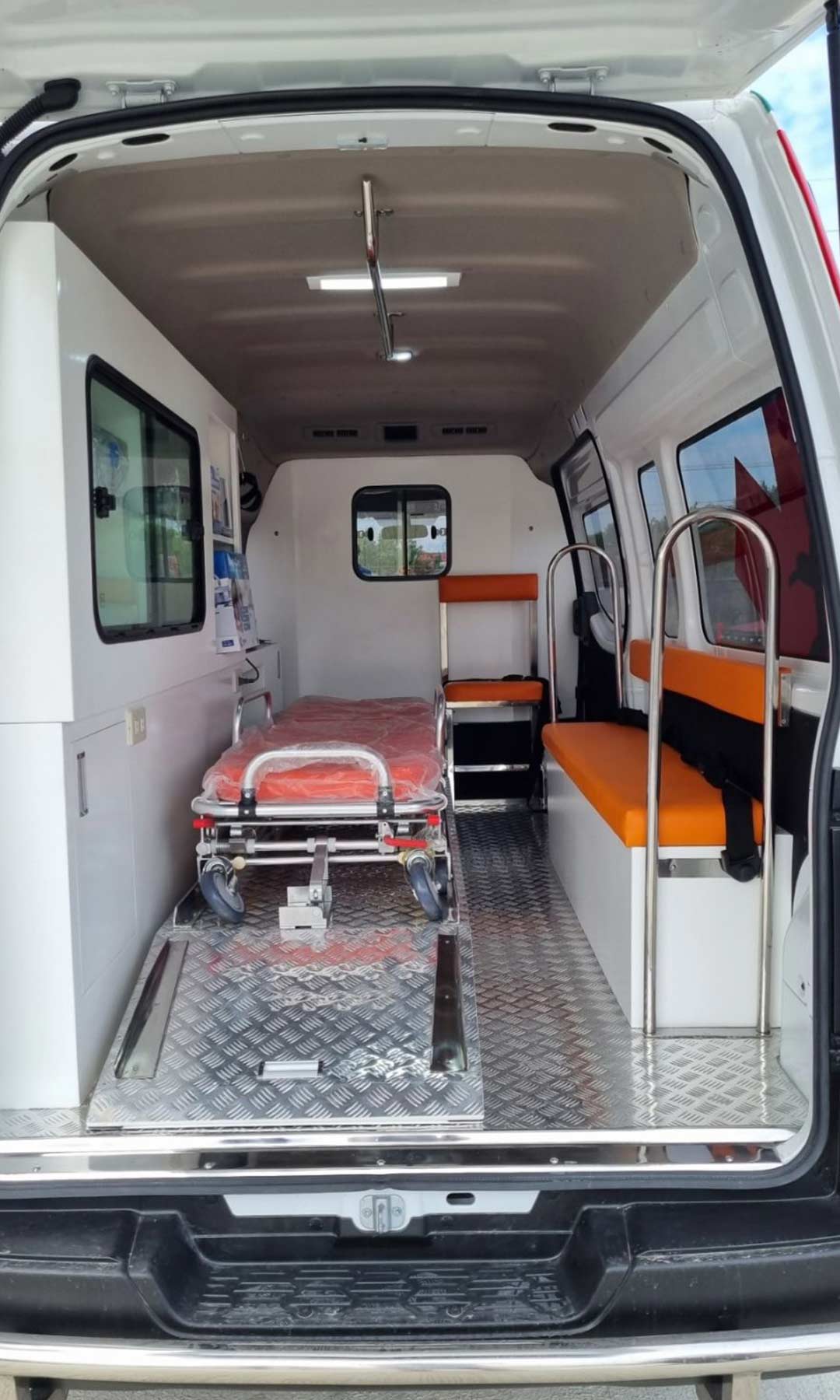 mobile clinic and ambulance