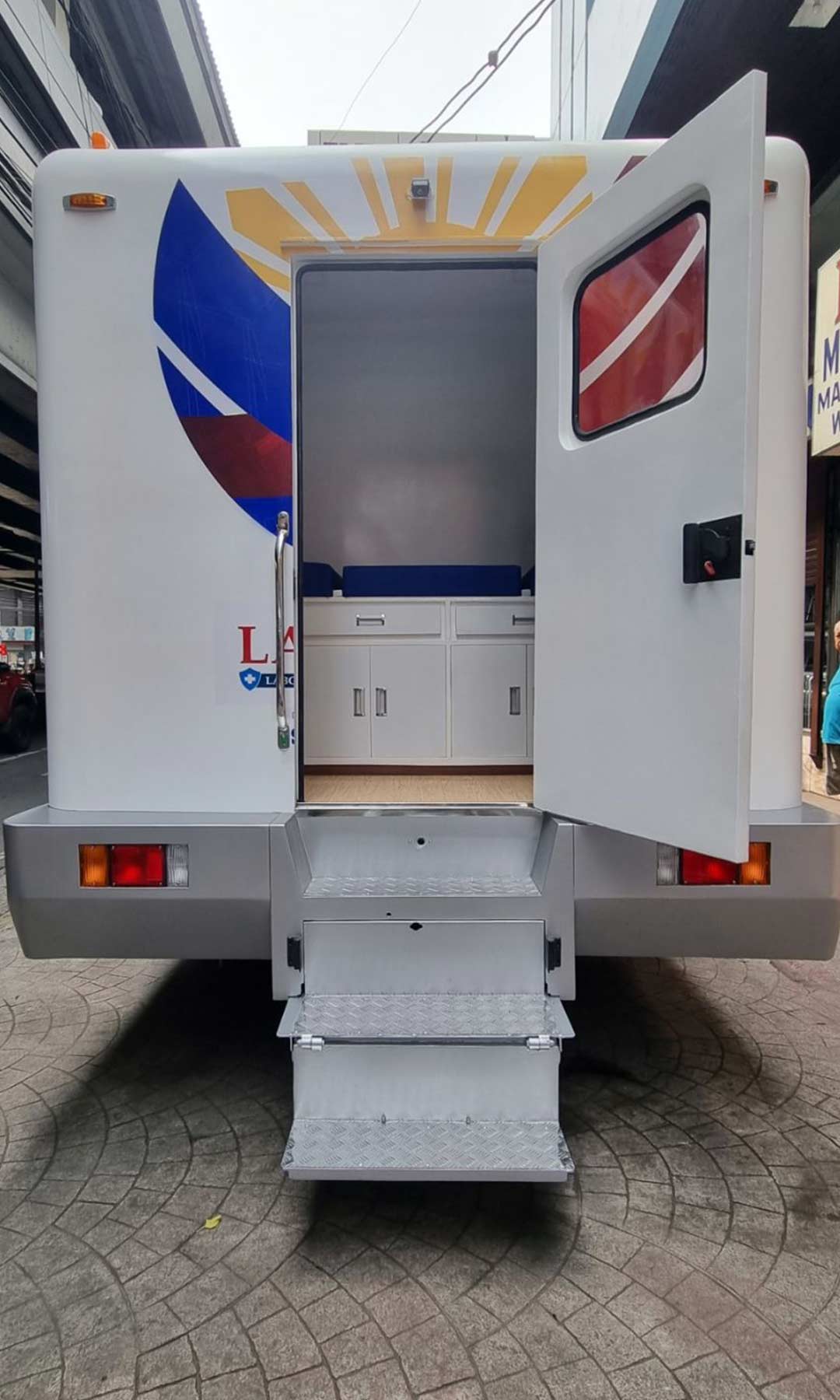 mobile clinic and ambulance